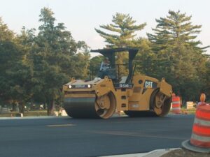 Roller for Bituminous road construction