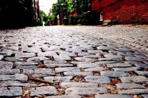 Paving Bricks, Brick pavement