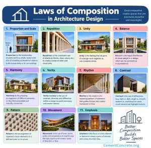 Laws of composition in Architecture Design